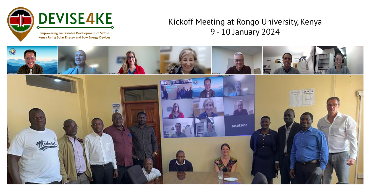 DEVISE4KE Kickoff Meeting at the University of Rongo