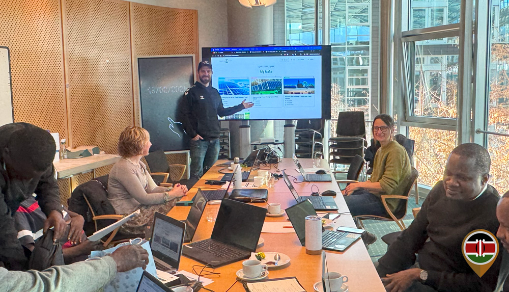 Christian Staden demonstrates the use of the Task Manager