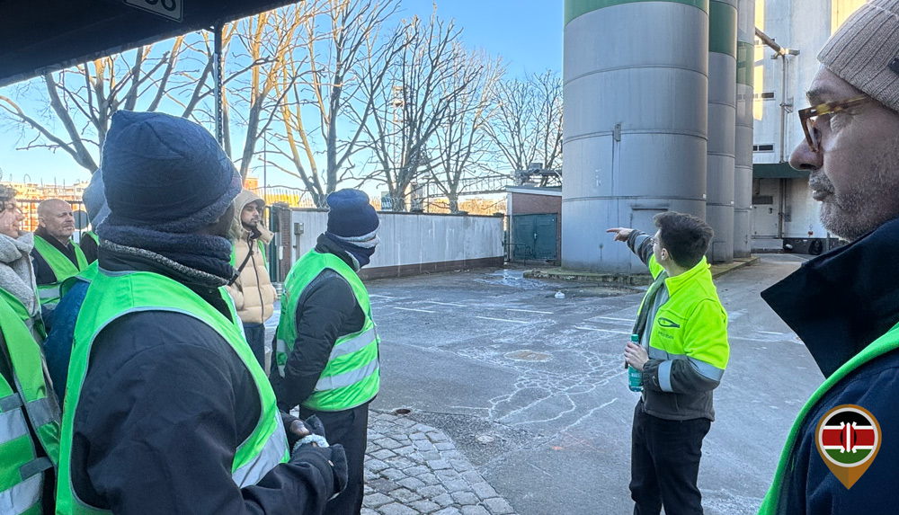 The Beck's factory tour was a huge success