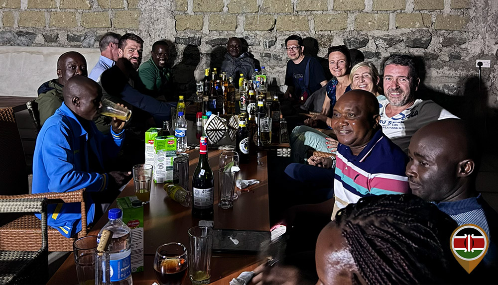 The final celebratory dinner with teachers and heads
