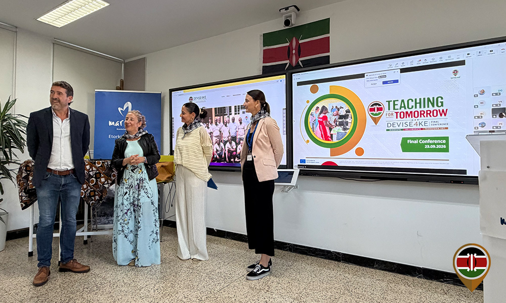 Daniel Irazola, Iratxe Lerrajete, the Mayor of Durango, and Dr Vivian Harberts welcome everyone
