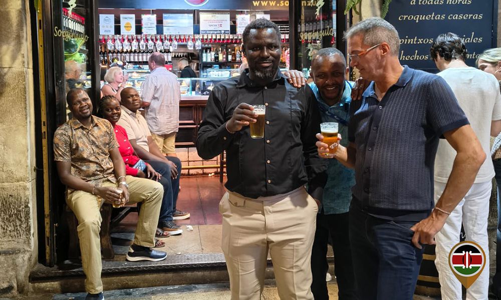 Sampling beer and pintxos in Bilbao